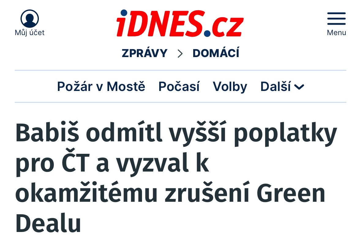 Andrej Babiš tweet media
