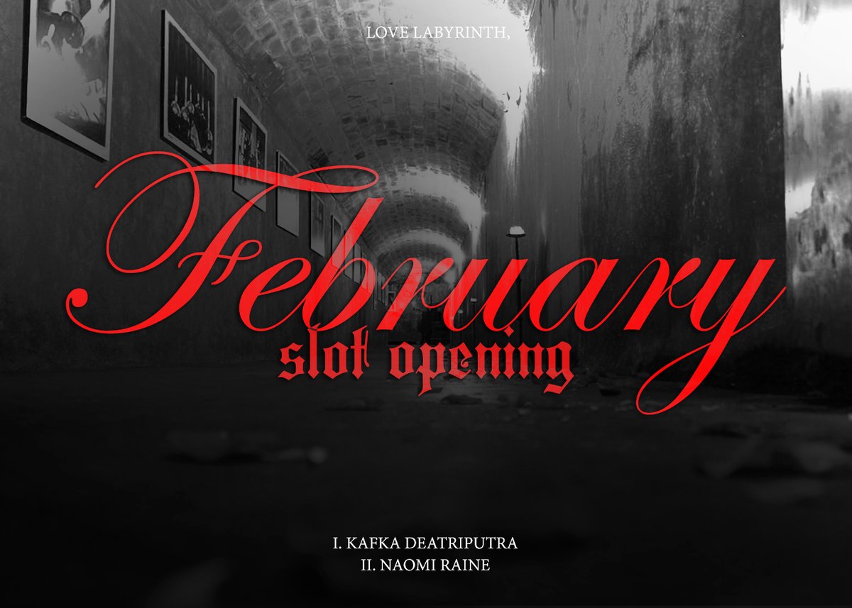 InLoveLabyrinth's tweet photo. ⠀⠀⠀⠀⠀⠀⠀͏   
SUBJECT: LOVE LABYRINTH FEBRUARY SLOT RESERVATION.
        
SATURDAY, JANUARY 25TH, 2025. 7PM, GMT+7.
   ⠀⠀⠀ https://t.co/1WNQhksbzf