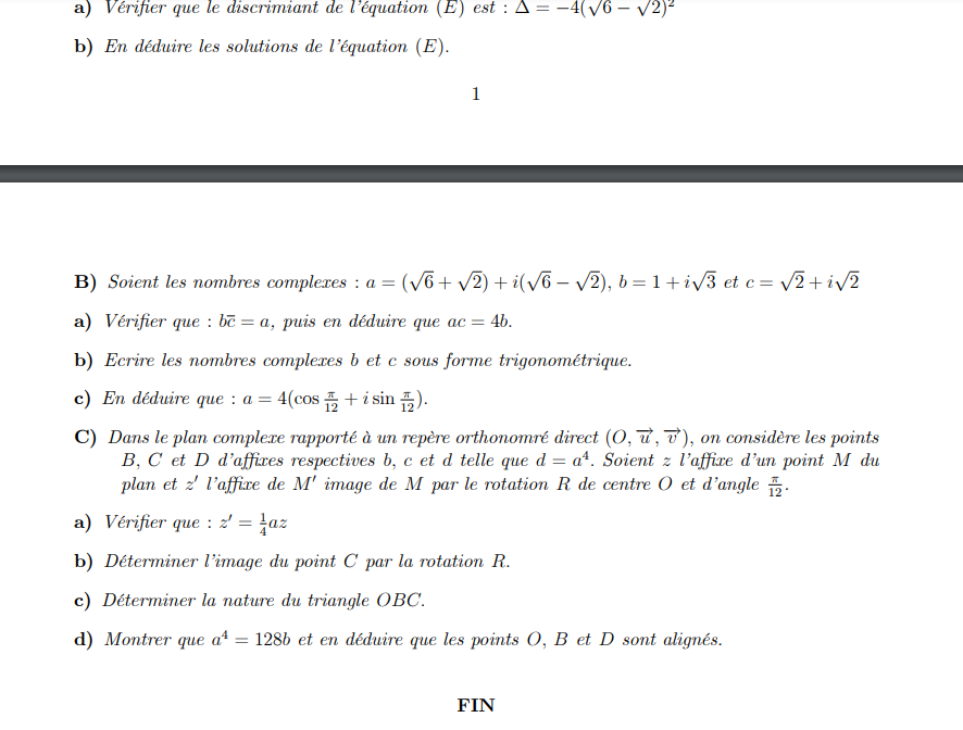 etudegenerale's tweet photo. (2 bac pc et svt)
Devoir maison sur la fonction exponentielle et les nombres complexes ✍️
https://t.co/G5P9SCQgeC
#math #Maths #mathematics #mathématiques #2bac https://t.co/hbxC8Yd4Mg