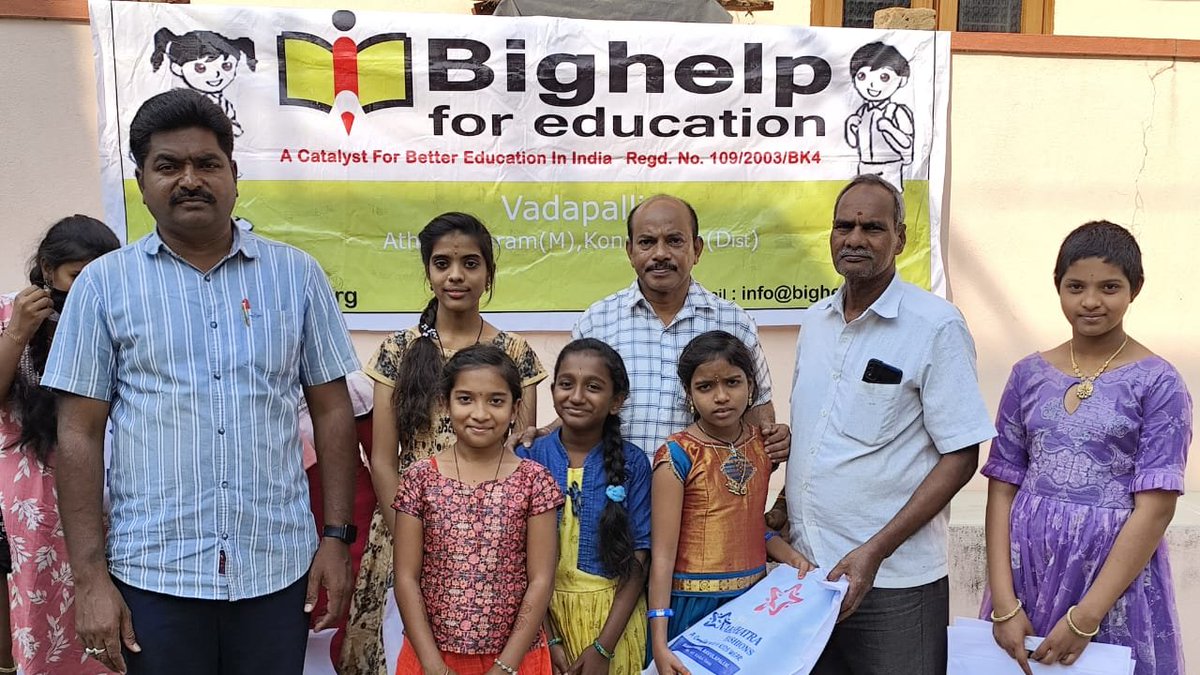 bighelp's tweet image. #Bighelp For #Education Presented the Civil Dresses tothe students at Z.P.high  School, Vadapalli vill, Konaseema Mdl, West Godavari Dist of AP on 10th January 2025 as part of the #Sponsor-A-Child program.
More details
Our Website: bighelp.org