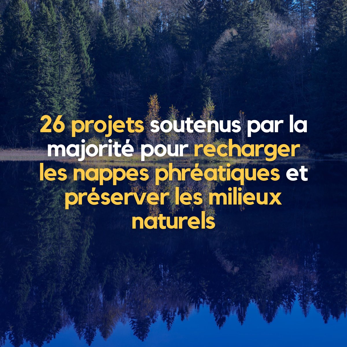🌍 Face à l'urgence climatique, la majorité régionale intensifie son action pour protéger nos ressources en eau et renforcer la résilience des territoires du Grand Est. Chaque goutte compte !
✅ Avec un budget total de 1,55 M€, 26 projets sont soutenus pour :
💦Favoriser la