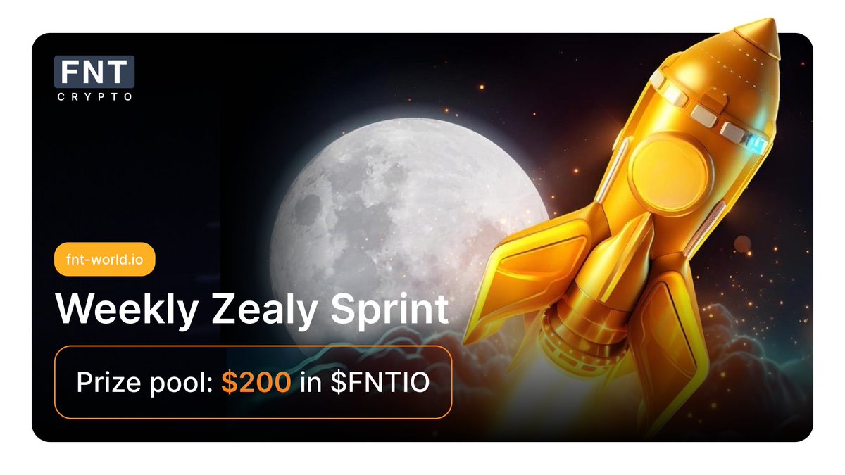 fntcrypto_io's tweet photo. We're excited to announce the start of our Zealy contest! Don't miss out on the chance to support our community and win awesome prizes.

Join here👉 https://t.co/Tmodc4P3RN

📜 Rules:
✅ Follow @fntcrypto_io on X
✅ Subscribe to our Telegram & Discord
✅ Complete other onboarding and daily missions to climb the weekly leaderboard and win!

🎁 Reward pool: top 10 users on the leaderboard will share a prize pool of $200 in $FNTIO tokens.

Winners will be announced next week. Good luck to everyone!