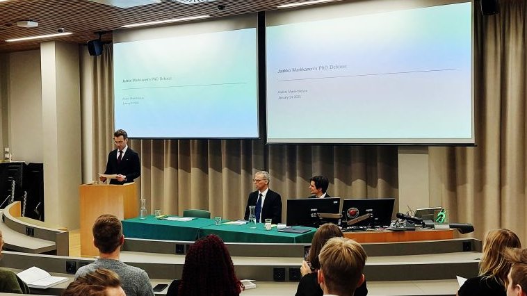 Etlan tutkija Jaakko Markkanen puolustaa tänään perjantaina 24. tammikuuta Aalto-yliopiston  Kauppakorkeakoulussa tarkastettavaa väitöskirjaansa “Industrial Organization Studies on Pharmaceutical Markets”.

Lue lisää 👉 lnkd.in/dVzcDdPV