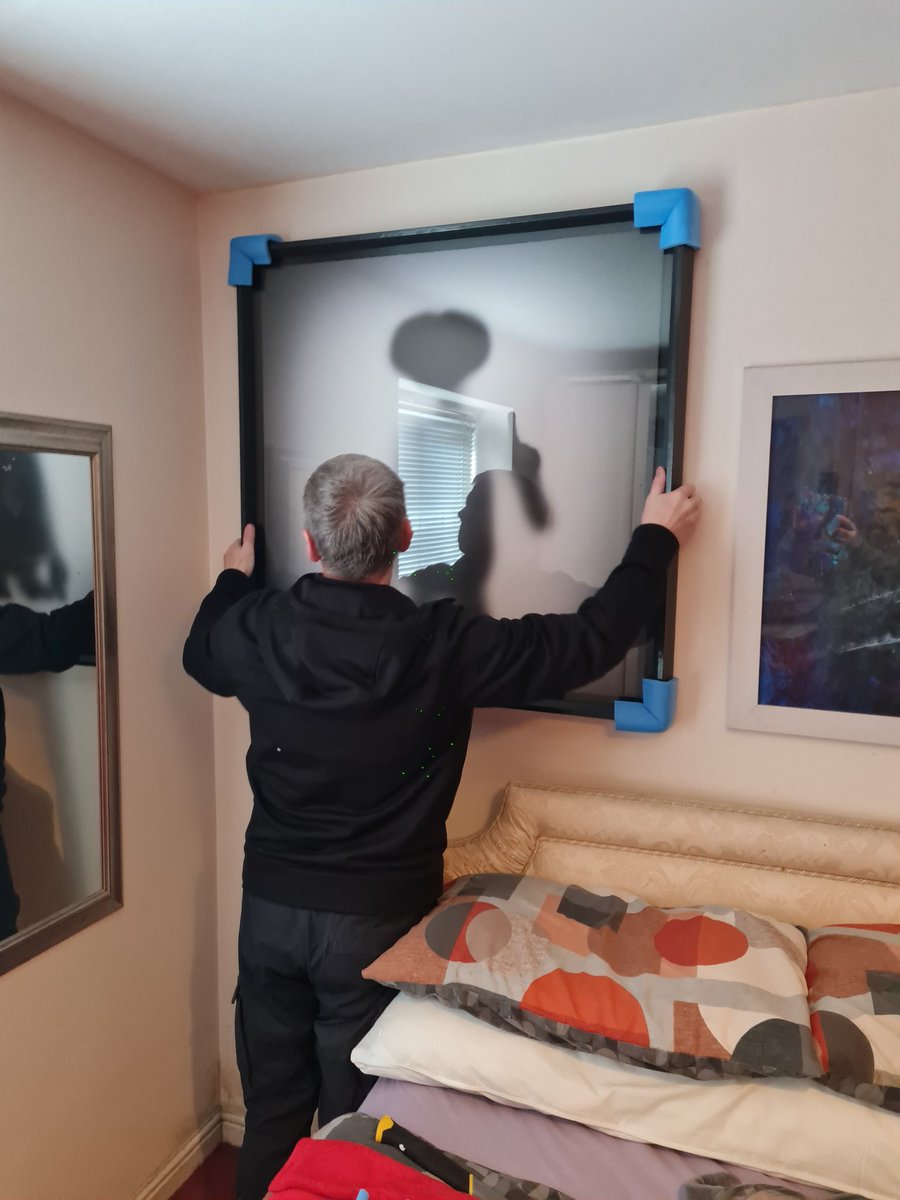 king_body_art's tweet photo. Over the moon to finally have my ET art installed by the international #artist ~ #Whatshisname 

Thank you so much to  Sarah, Rebecca and finally Paul the installer from @castlegalleries  very happy 

My 45th Birthday present https://t.co/JhnT2mbkKM
