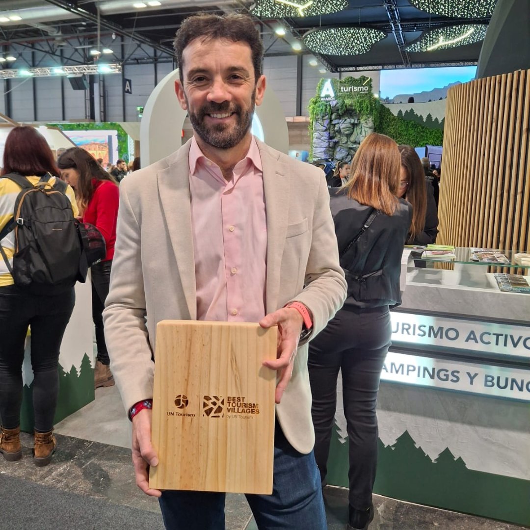 ¡Este jueves en #Fitur ✈️ recogimos el reconocimiento del #BestTourismVillage! 🏆Un sello de calidad que otorga la Organización Mundial del Turismo 🌎 

Gracias 🙏 a todas las personas que trabajan y colaboran para hacer de este destino un lugar lleno de oportunidades 
¡Seguimos!