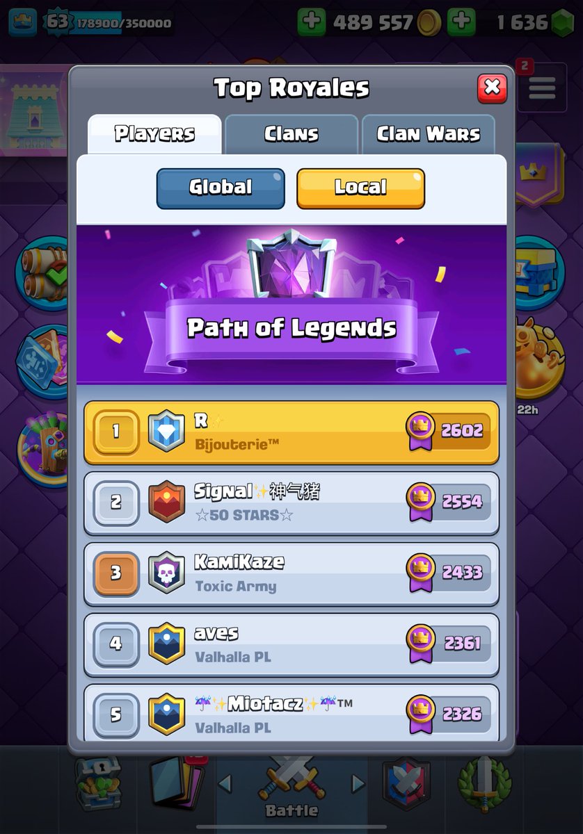 I think, this is the best x-bow deck rn
Like rt follow=fl 💃