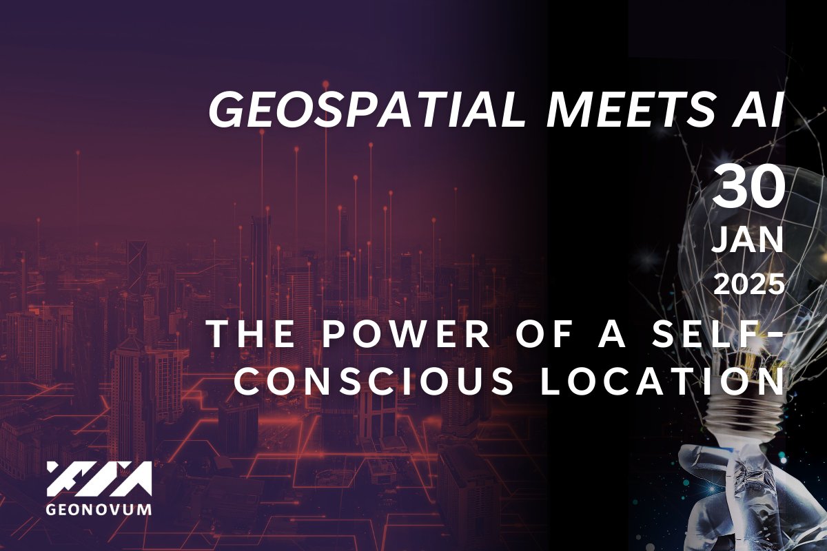 #Webinarannouncement | The integration of geospatial technologies and artificial intelligence is transforming how we understand and interact with our environment.

From digital twins to autonomous navigation, these cutting-edge innovations are pushing the boundaries of spatial
