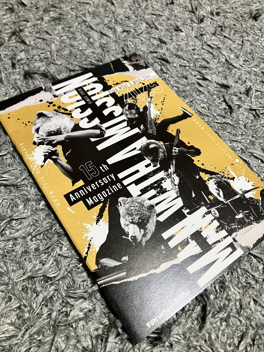 mwam_082's tweet photo. 届イトッタ🙌🐺🐺🐺🐺🐺 #15thAnniversaryMagazine
#MANWITHAMISSION
#FUNWITHAMISSION https://t.co/b7nZkJoETh