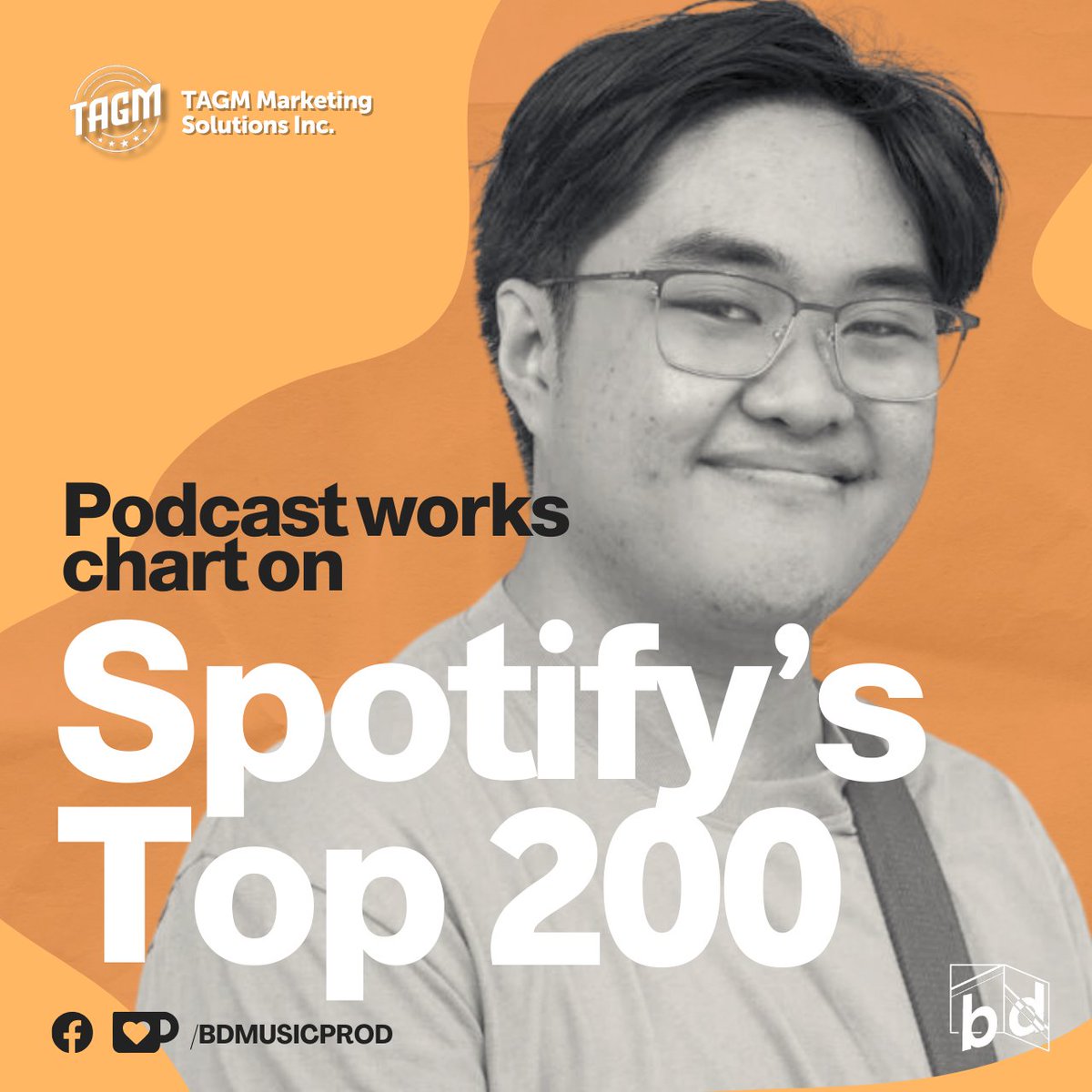 DacanayBuch's tweet photo. NEWS THIS WEEK!
We are proudly on the charts for Spotify's Top 200 podcasts this January 2025!

TAGM Marketing Solutions Inc and BD Music Production's collaboration created "Pintados", "Ninuno" and "Kwentong Bayan"

Cheers to more wins this 2025! 🥂
Be #BDProduced #BDMusicProd https://t.co/7WuxOD8IcW