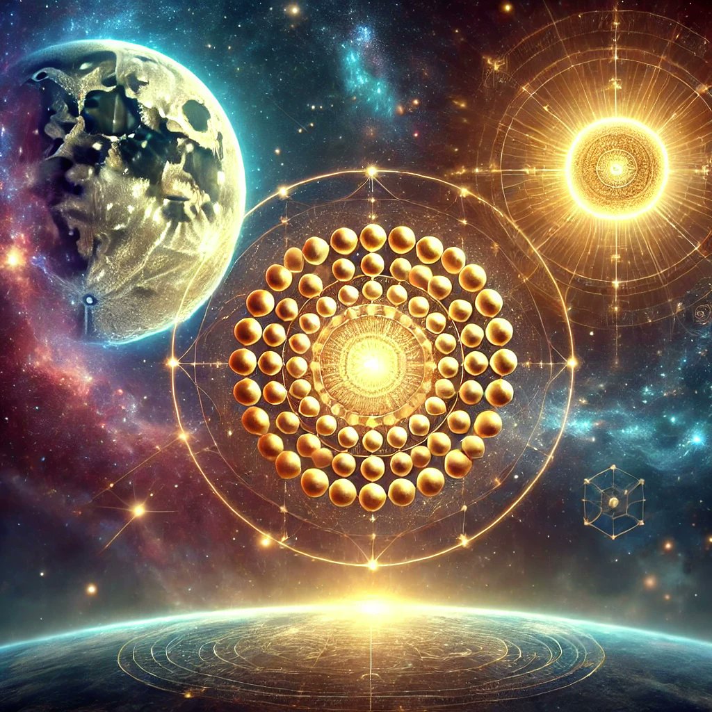 108coin's tweet photo. The Mystery of 108

A number vast, a tale untold,
In cosmic threads, its place unfolds.
A sacred sign in texts divine,
A bridge of fate, a whispered line.

108—a yogi’s breath,
A mantra’s chant, defying death.
Beads in malas, prayers entwine,
A circle traced in space and time.
The Sun, the Moon, the Earth align,
Their distances in math combine.
A pattern set in nature’s play,
A golden code in light’s ballet.

From stars above to cells so small,
This number sings, it guides them all.
A silent pulse in life’s grand stream,
A cosmic dance, a perfect dream.

So ponder deep, and look once more,
At 108, a sacred core.

#108coin #crypto #solana #BTC #memecoin #memecoinonsolana #cosmicnumber #Sun #Moon #Earth #cryptomarket #CryptoTrading #solanamemecoin #SolanaAirdrop #SolanaTokens #SolanaEcosystem #cosmicratio #SolarEclipse #TotalSolarEclipse #Astronomy #Science #Astrophysics #OuterSpace #SolarSystem #MERCURY #retrograde #auspicious #hindu #buddhist #jain #Christian #spirituality #SpiritualFoundation #SpiritualKnowledge #SacredGeometry #Sacred #poem #poetry