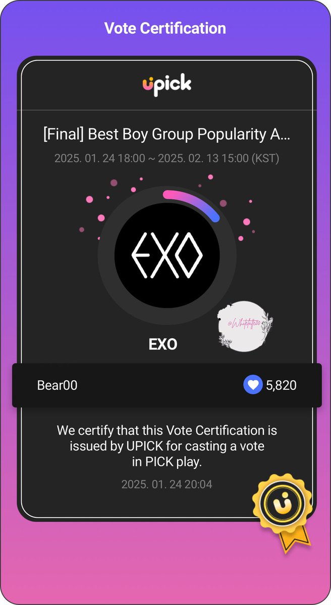 whitelatte00's tweet photo. Vote #EXO https://t.co/1ZfJYHKQPr