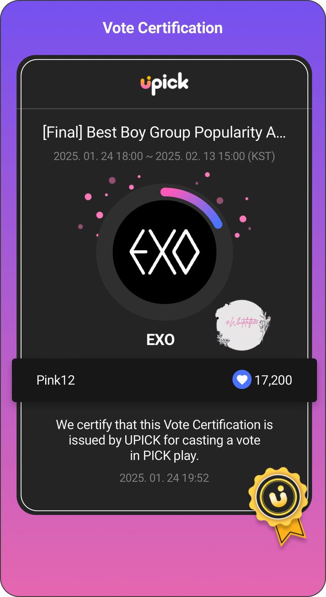whitelatte00's tweet photo. Vote #EXO https://t.co/1ZfJYHKQPr