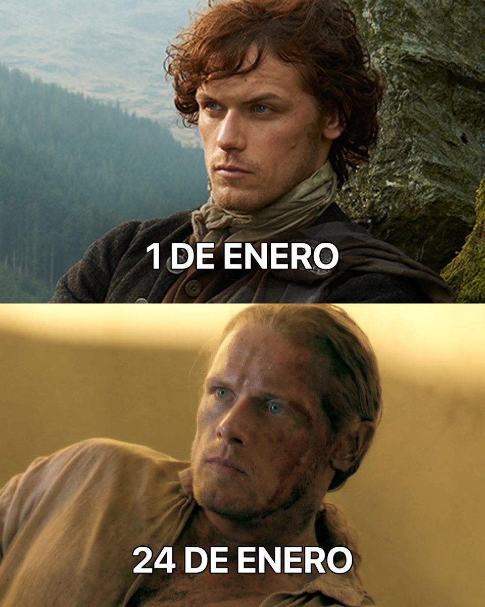 24 días que equivalen a más de 200 años. #Outlander