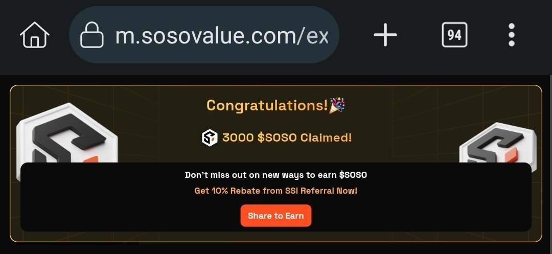 wyckoffweb's tweet photo. Just claimed my 3000 $SOSO allocation.

Are you still going to fade season 2

Join now: https://t.co/99xviYT4Io https://t.co/rCbzPpbfnm