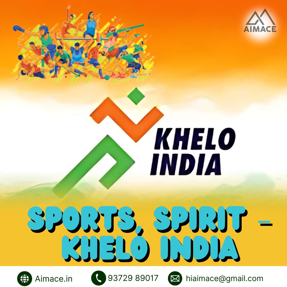 Aimace_media's tweet photo. Let the games begin! 🌟 Khelo India – Where Passion Meets Excellence! From budding athletes to rising champions, this platform is shaping the future of Indian sports. 🏅⚽

#KheloIndia #SportsForYouth #PlayForIndia #FutureChampions #IndianAthletes #Sportsmanship #RisingStars https://t.co/YfxrUJH08J