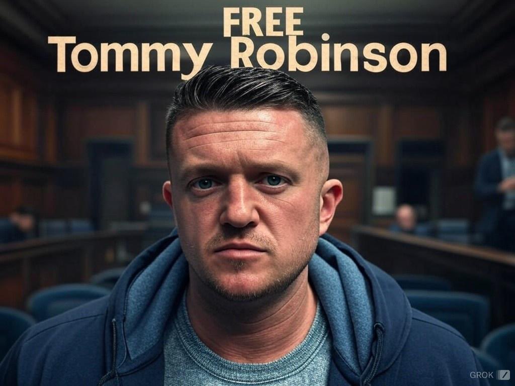 ZenWeck's tweet photo. @elonmusk Free Tommy Robinson https://t.co/RJ1gaPGDkK