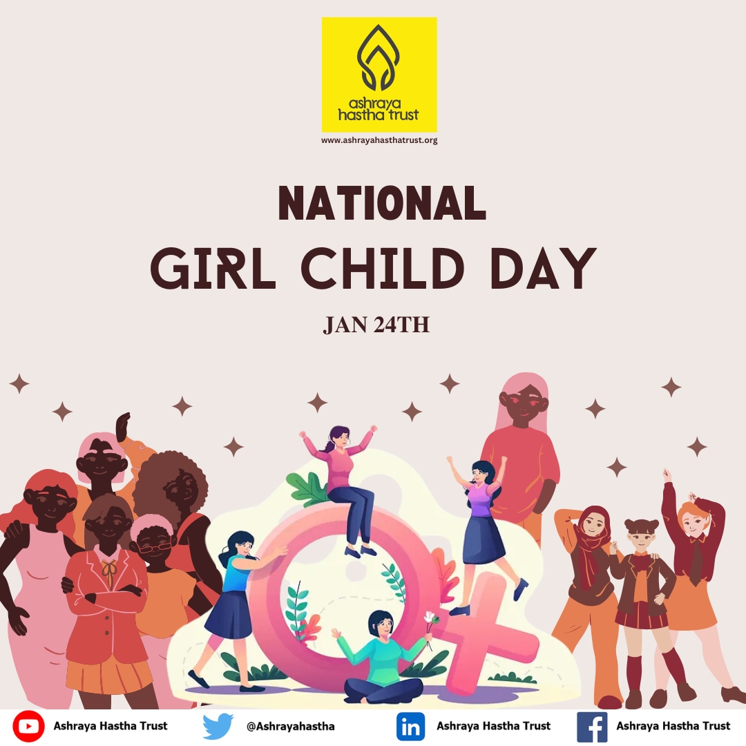 Happy National Girl Child Day !

We honor the resilience and ambitions of every girl child. Every girl has the right to access opportunities that enable her to learn, grow, and thrive. 

#HappyNationalGirlChildDay #AshrayaHasthaTrust