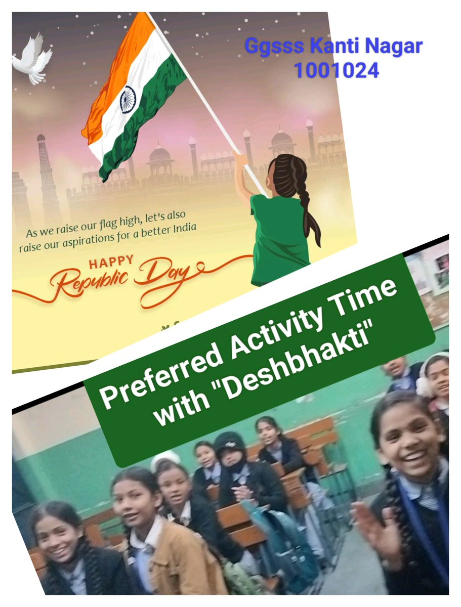 JyotiAg74423919's tweet image. "Preferred Activity Time " with "Deshbhakti".
#RepublicDay 
@Dir_Education @Bookwormwork1 @narendramodi @TDCProgram