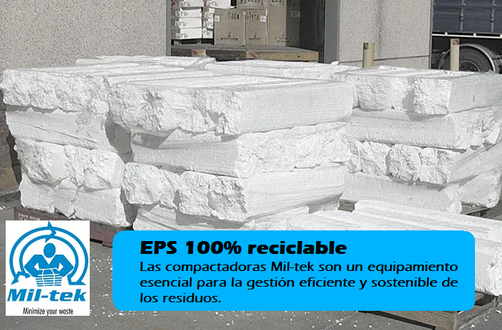 ¿Es posible poder transformar el residuo en un producto de valor? 
En <a href="/Miltek/">Mil-tek</a> son especialistas en abordar el desafío de los residuos de #EPS, minimizar su volumen, facilitar su manipulación y almacenamiento, convirtiendo así un residuo en un recurso.
miltek.es/materiales/pol…