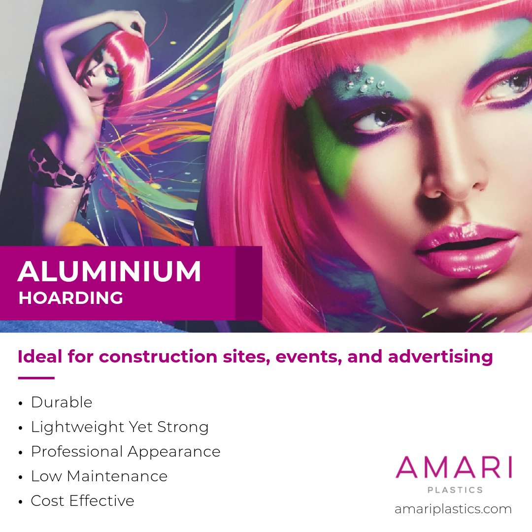 PlasticsAmari's tweet photo. Aluminium hoarding for construction sites, events, & advertising.
Durable - Lightweight - Strong - Low Maintenance
🔗https://t.co/hJykT964Mw
📞 0115 942 5110 📧 em@amariplastics.com
#Skybond #Hoarding #VersatileMaterial #CostEffective #Building #Construction #Signage https://t.co/bS5n9R6iIC