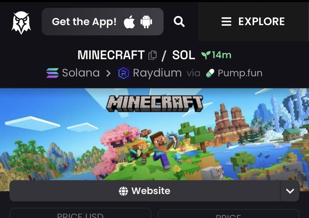 MakeWav's tweet photo. @L96__A1 Checkout the #minecraft coin! We just launched. 
 HrZw55h21dC4tDzw9sy5kKn29iTuh5oJ9sTHrrM7pump https://t.co/76Dy4hmboG