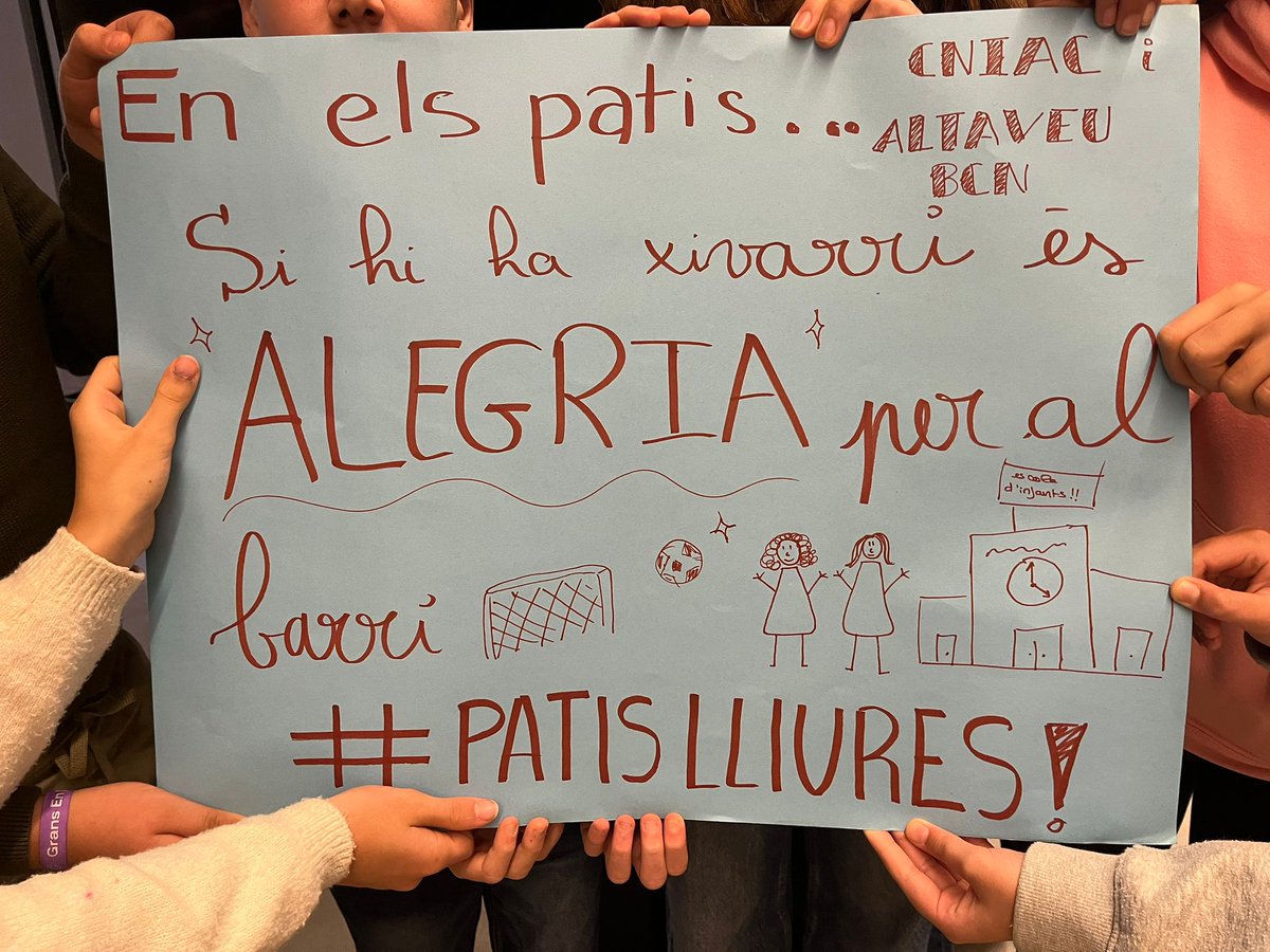InstInfancia's tweet photo. Aquest matí #elsexperts de @som3cat han parlat de l'article del @DiariEducacio sobre el so que fan els infants al pati, amb la intervenció de @laiapineda explicant perquè #noéssoroll
#diainternacionaleducacio
https://t.co/66sfRMgjZP
(minut 22 i en endavant) https://t.co/yJxil36g21