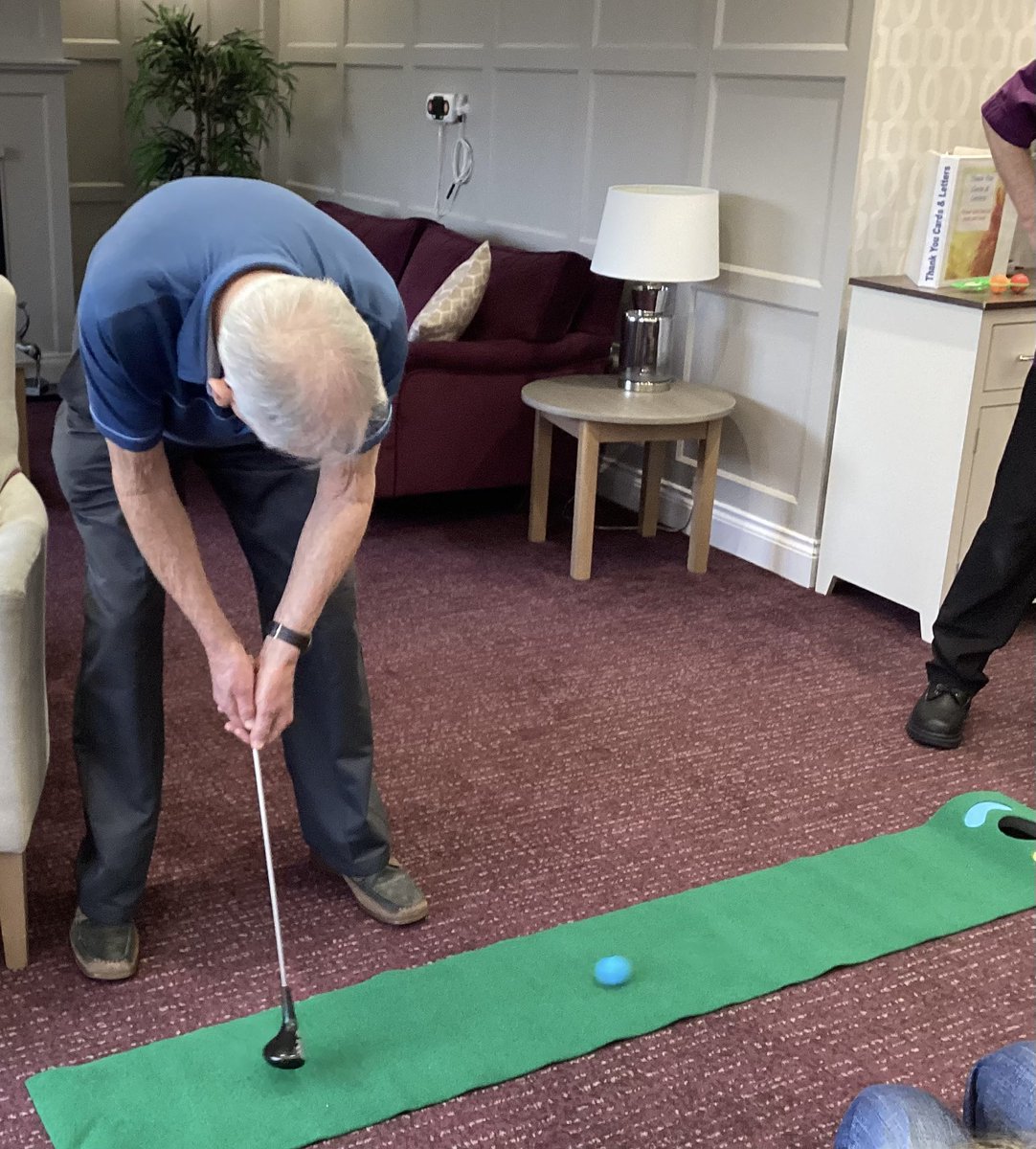 Golf competition <a href="/SkeltonCourt/">Skelton Court care home</a> our lovely residents being competitive today 🥰