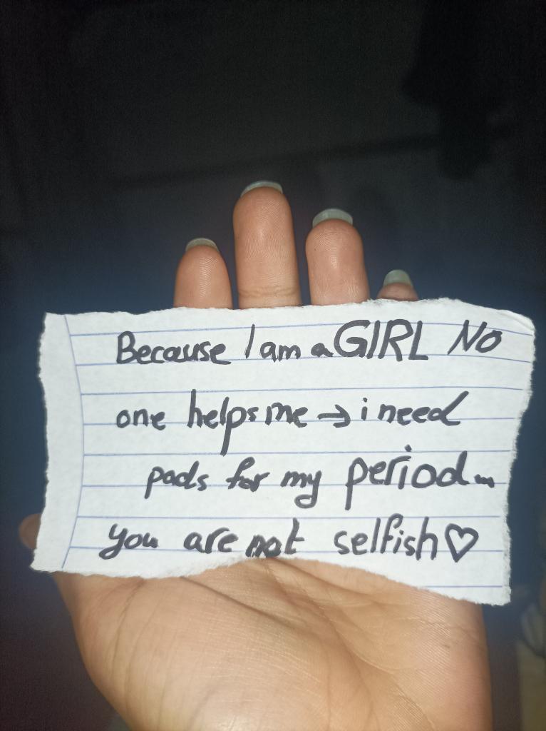 I WANT PADS FOR MY PERIOD🙏

I WANT PADS FOR MY PERIOD🙏

It wasn't easy for me to say this because I'm a girl and it's a sensitive thing for us but it started affecting me and causing uterine diseases &amp; infections Pls help ⬇️⬇️