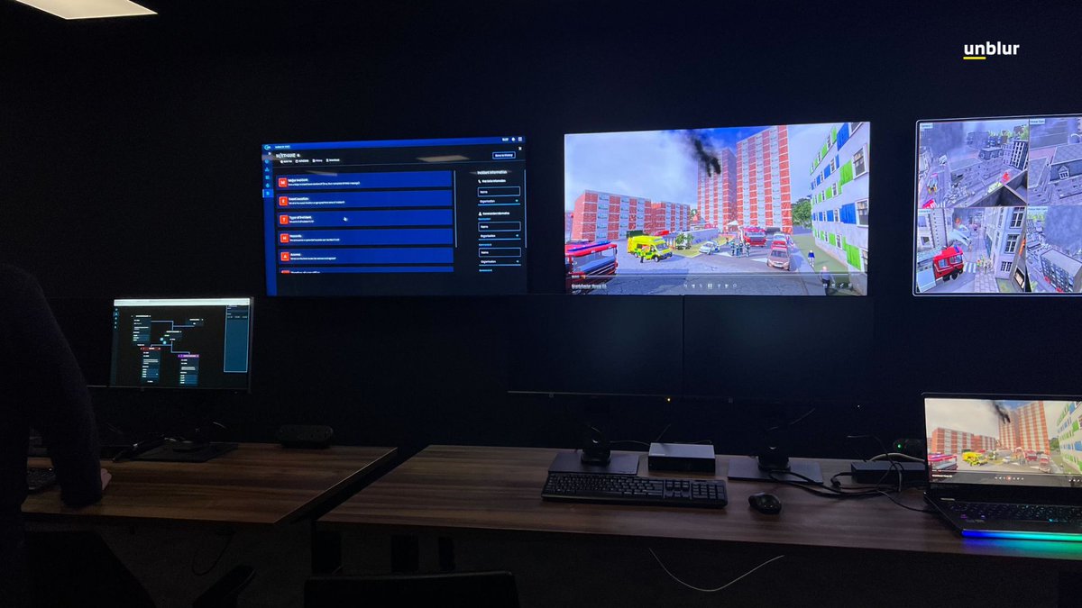 Unblurco's tweet photo. Celebrating 50 years of  @FSCmoreton  and the launch of the Immersive Skills Lab! 🚒✨ We showcased IRIS, our tool for transforming operational response. Proud to contribute to this innovative training space. Let’s shape the future together! https://t.co/2GXWujk76m