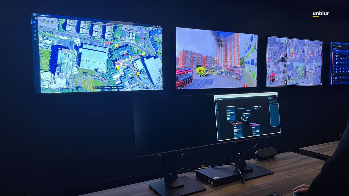 Unblurco's tweet photo. Celebrating 50 years of  @FSCmoreton  and the launch of the Immersive Skills Lab! 🚒✨ We showcased IRIS, our tool for transforming operational response. Proud to contribute to this innovative training space. Let’s shape the future together! https://t.co/2GXWujk76m
