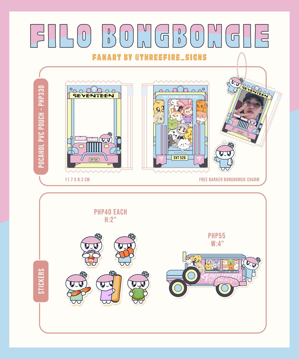 threefire_signs's tweet photo. 💙FILO BONGBONGIE🩷

✨Order Form ✨
https://t.co/XMh6kuif7w

Since wala tayong PH exclusive n bongbongie. hahaha.

- pvc pocaholder
- Acrylic keyring (sandwiched)
- standee
- waterproof stickers

sa mga CJist palagay [CJ] sa may name nyo.

. seventeen right here https://t.co/pyOiZ4FoVK