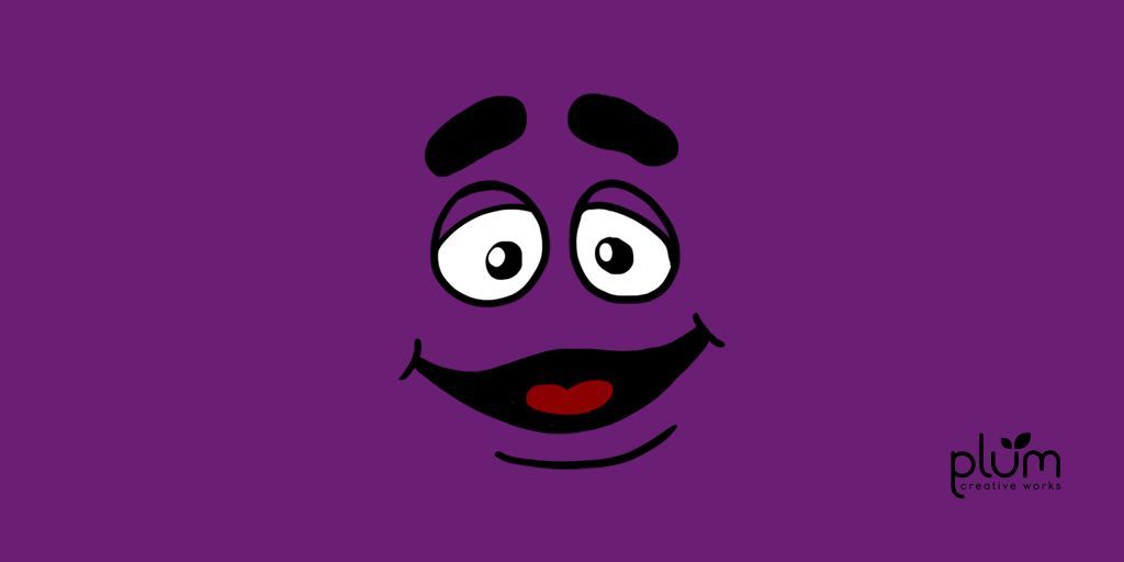 PlumCW's tweet photo. Kicking off our **Popculture Purple** series with none other than *Grimace*—McDonald’s lovable, purple icon! 🟣 Known for his big grin and even bigger love for milkshakes. 

Who’s your favorite purple pop culture icon? Let us know!  

#PopculturePurple #Grimace #PurpleVibes https://t.co/CadJoO0ULG