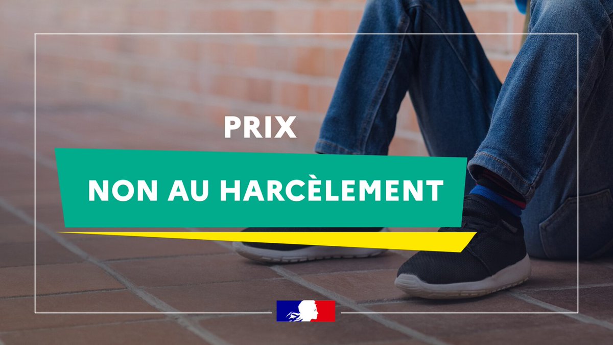 Le prix #NonAuHarcèlement : une action collective pour sensibiliser les élèves et les rendre acteurs de la prévention à travers la création d’une affiche ou d’une vidéo !

🗓 Date limite d'envoi des productions dans les académies : le 31 janvier 

👉 eduscol.education.fr/3544/prix-non-…