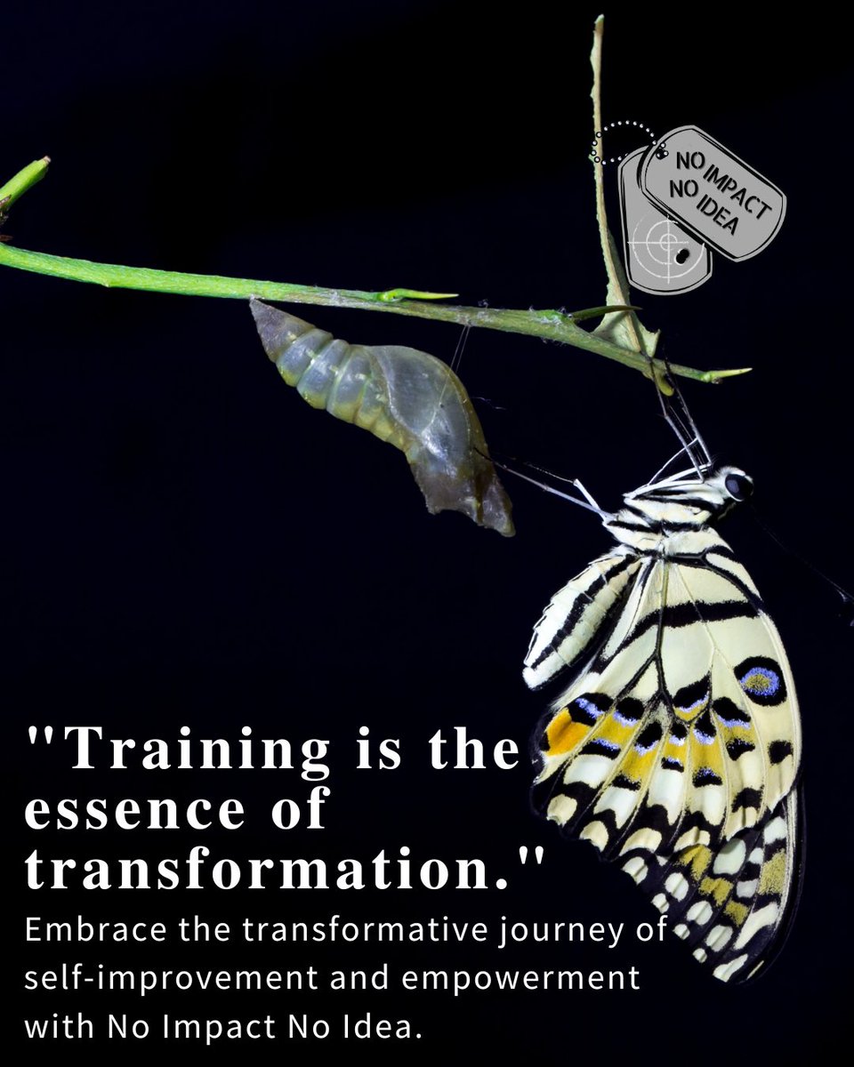 noimpactnoidea's tweet image. Every round, every rep, every lesson—training bridges who you are with who you want to be. At No Impact No Idea, we empower you to grow through discipline and precision.
Are you ready to transform?
#NoImpactNoIdea #GrowthMindset #TrainingForTransformation