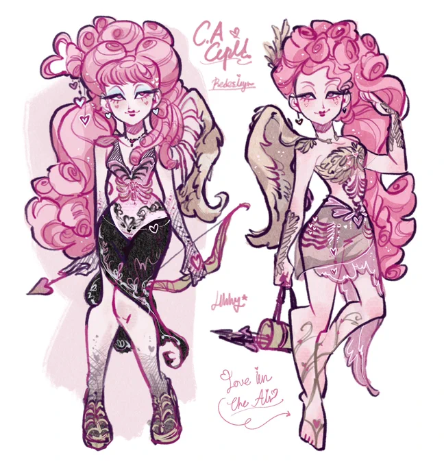 #Monsterhigh #Everafterhigh My Cupid redesigns!