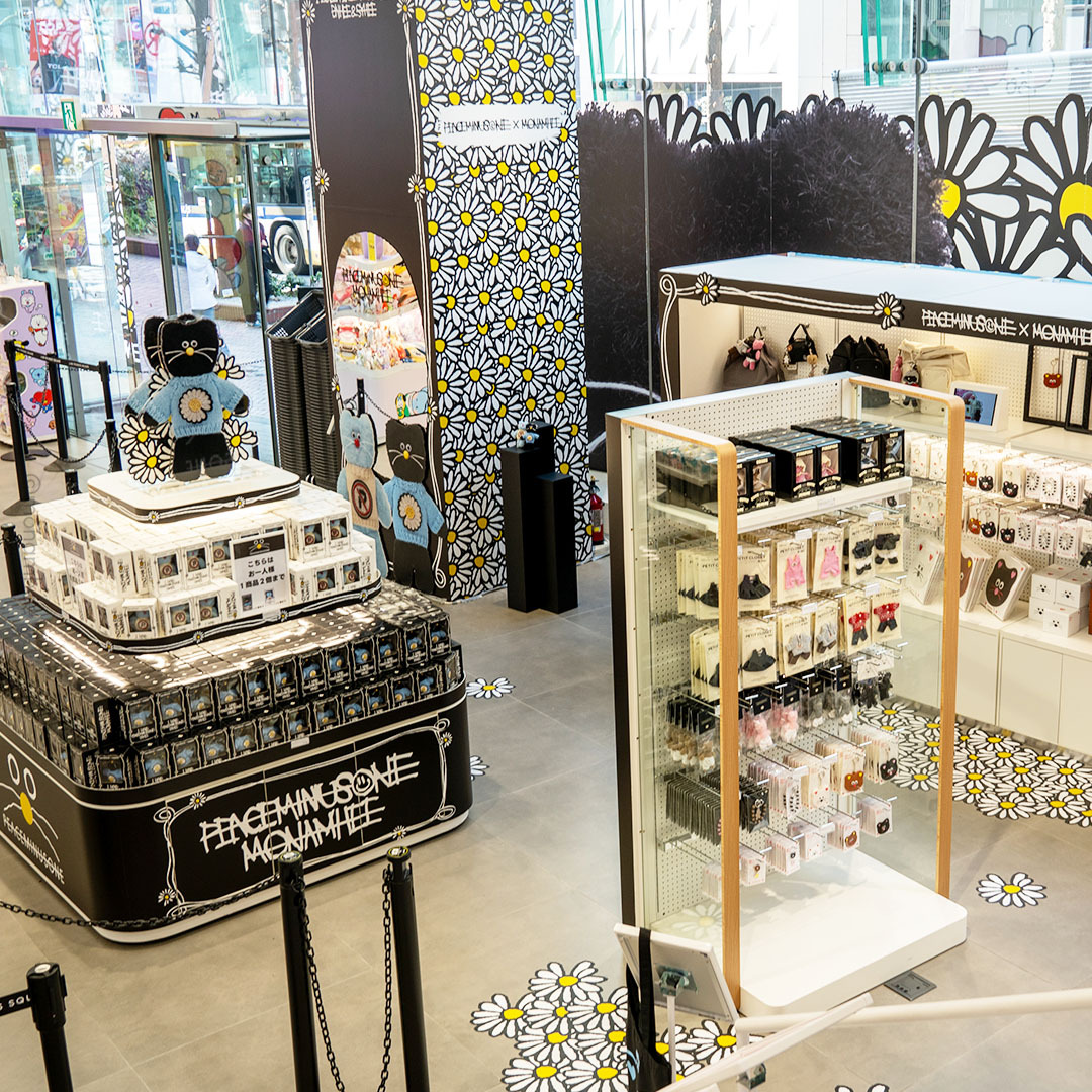 🌼PEACEMINUSONE X MONAMHEE POP-UP🌼 MONAMHEEの日本初ポップアップ