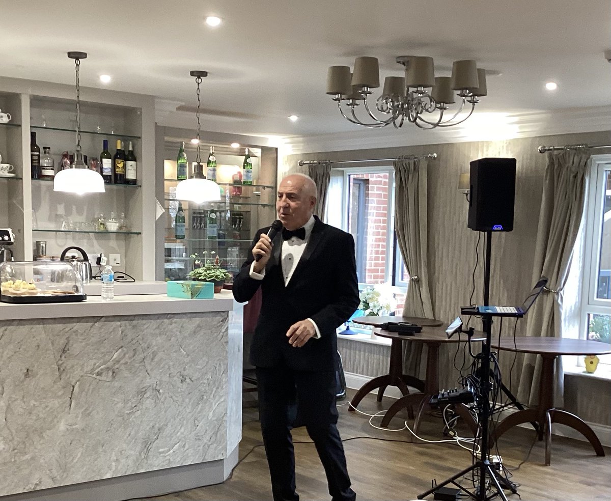 Trevor Myers singing for residents <a href="/SkeltonCourt/">Skelton Court care home</a> 🥰