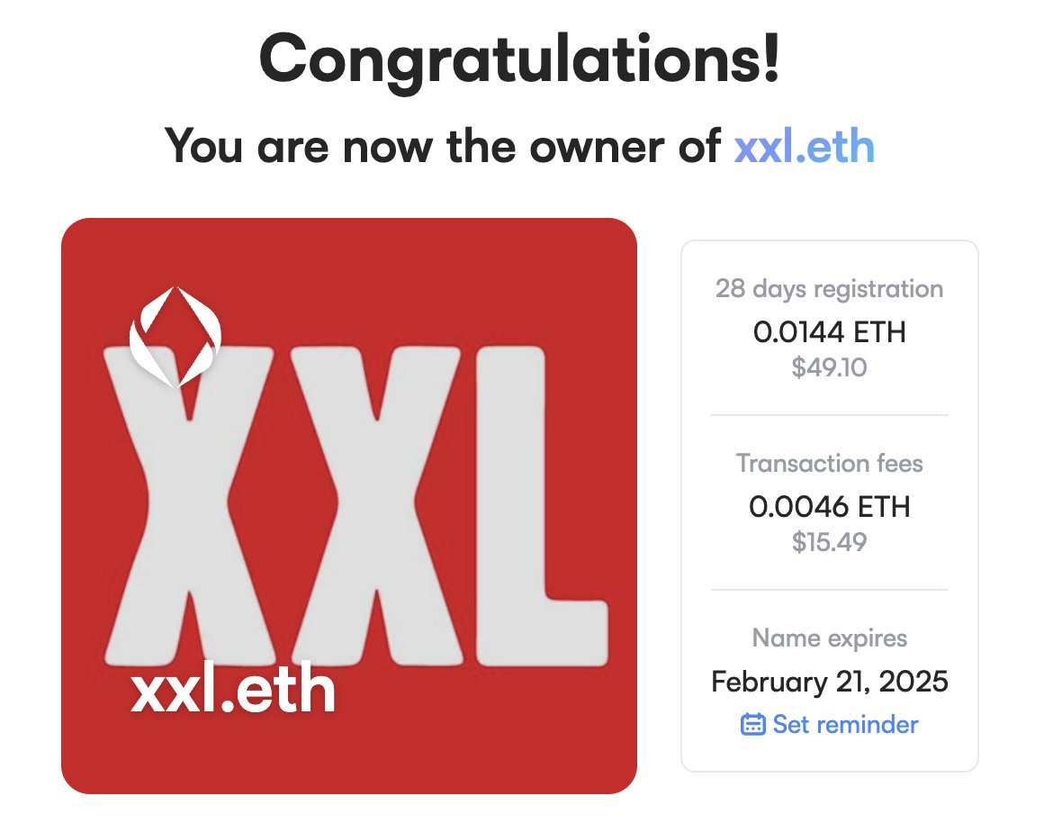 Worth a punt, I guess

#ENS <a href="/ensvision/">Vision.eth</a>