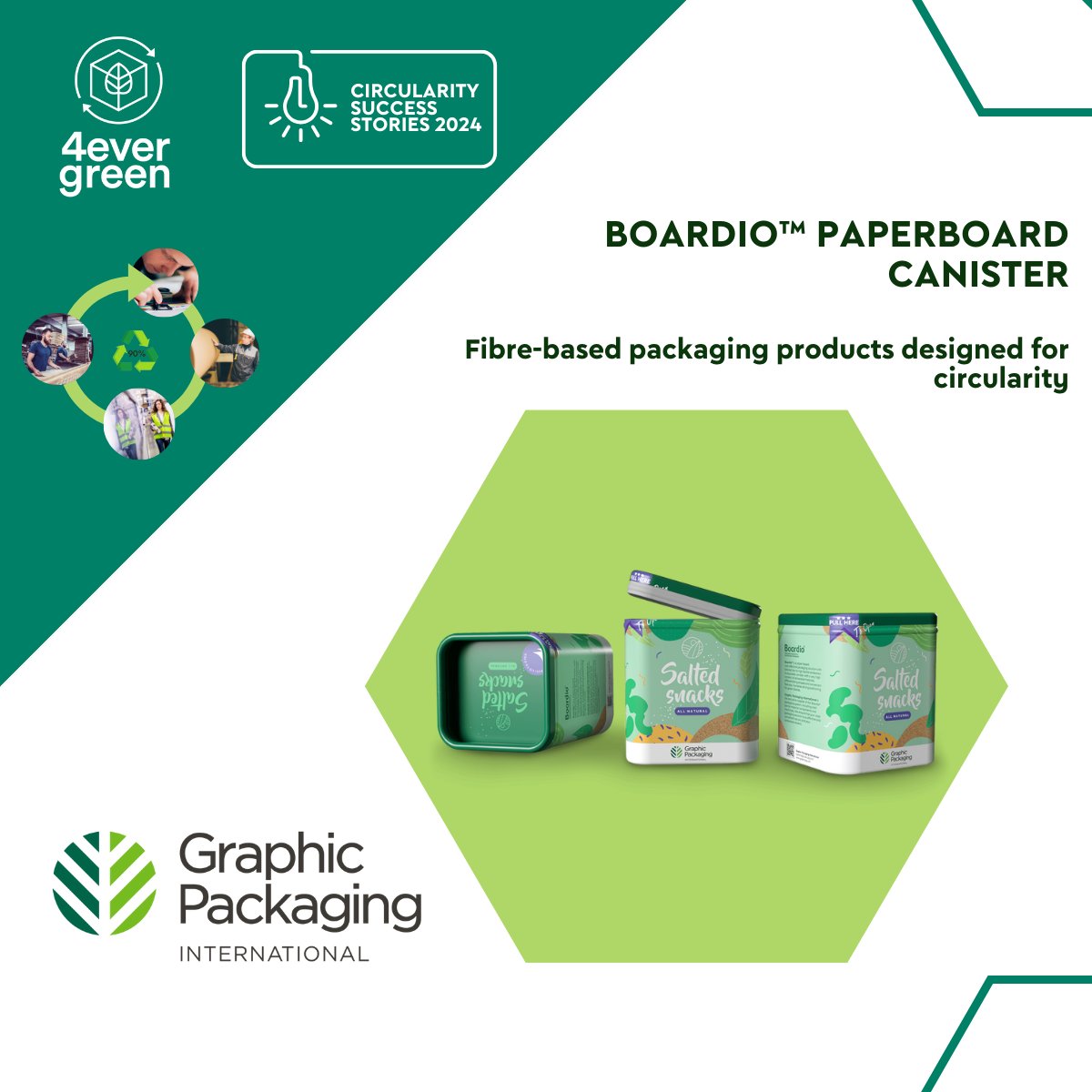 ♻️ 4evergreen presents its Circularity Success Stories.

@GraphicPkg_Intl developed Boardio™, a sustainable and recyclable solution that offers excellent protection for various applications. #CircularEconomy

➡️ graphicpkg.com/products/board…