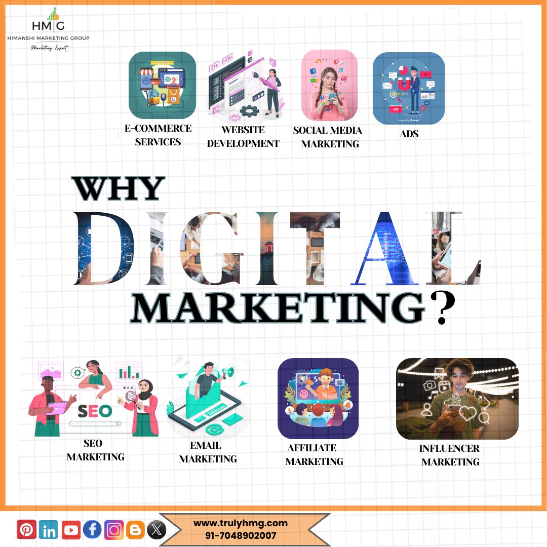 trulyhmg's tweet photo. 💻 SEO, SMM, affiliate, influencer marketing, ads &amp; more—HM|G does it all! 🚀 Book now!
📞 91-7048902007 | 🌐 https://t.co/dL3esZhrk7

#trulyyours #digitalmarketing #seo #smm #webdevelopment #himanshimarketinggroup #hmg https://t.co/NTzr66MCNU