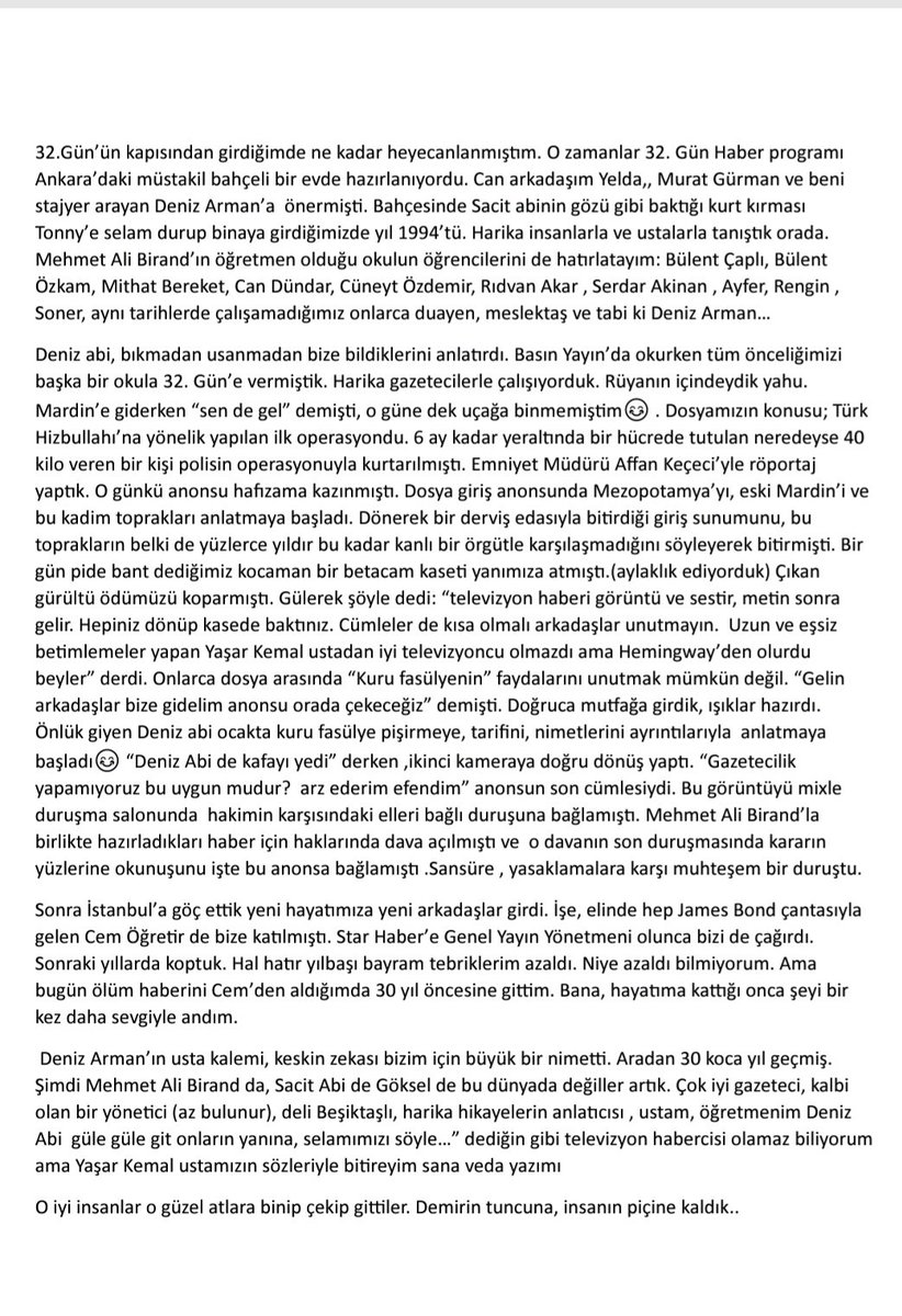 Ah Deniz abi...