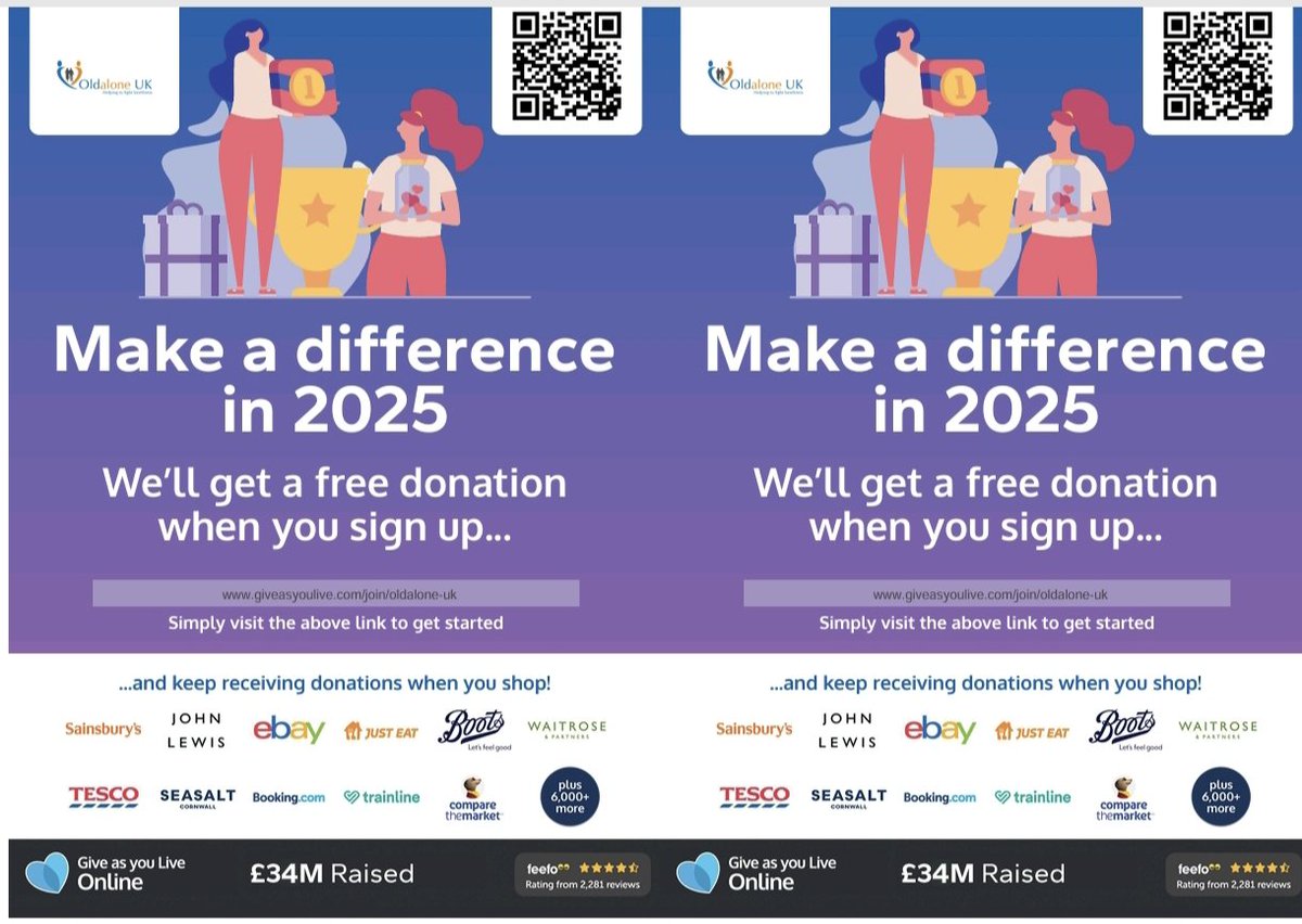 Help us to Help Others🙏💯💝
giveasyoulive.com/join/oldalone-…