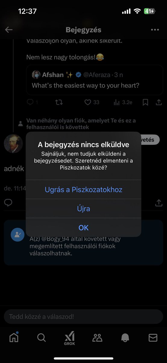 csabcsab121's tweet photo. Jó ez az X. Ja nem. Még máson keresztül sem lehet válaszolni

@Bogy_94 @csy https://t.co/uD03MyjU0K