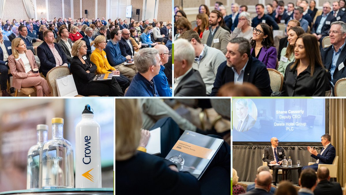 We were delighted to host our annual Irish Hotel Market Briefing yesterday.

This year's event returned to the InterContinental Dublin, where 200 industry professionals gathered to hear market insights. 

📃 Download the event presentation
crowe.com/-/media/crowe/…
