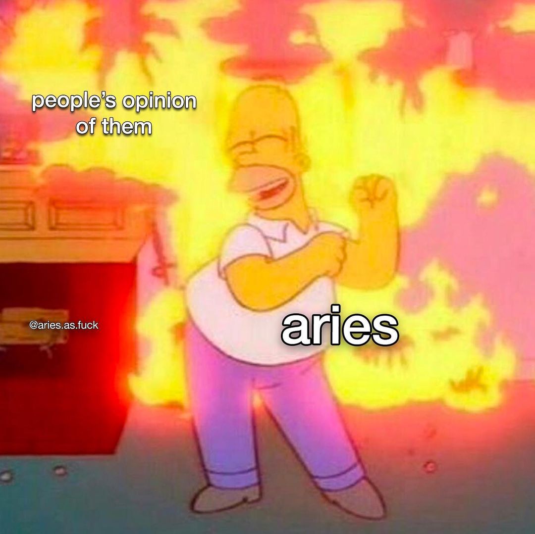 aries be like: