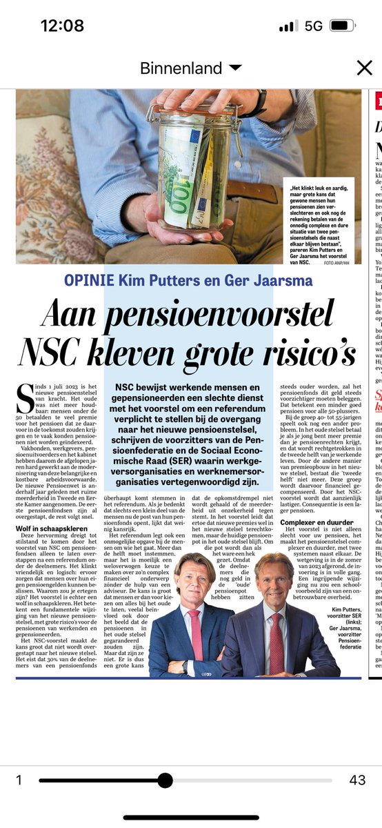 2. Wat is er tegen om Gepensioneerden en Deelnemers instemming te vragen over hun EIGEN pensioen?

Nu NIETS over te vertellen

Tot nu was er altijd inspraak

Sociale partners en politiek hebben DOELBEWUST het INDIVIDUEEL BEZWAARRECHT geschrapt 

Met referendum beetje recht gezet