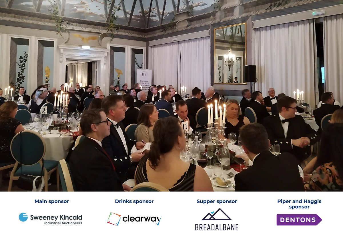 A big thank you to all those who attended the R3 Scotland Burns Night Supper last night. We were delighted to be joined by so many of you to celebrate Burns and take part in the traditional festivities.

#turnaround #insolvency #restructuring