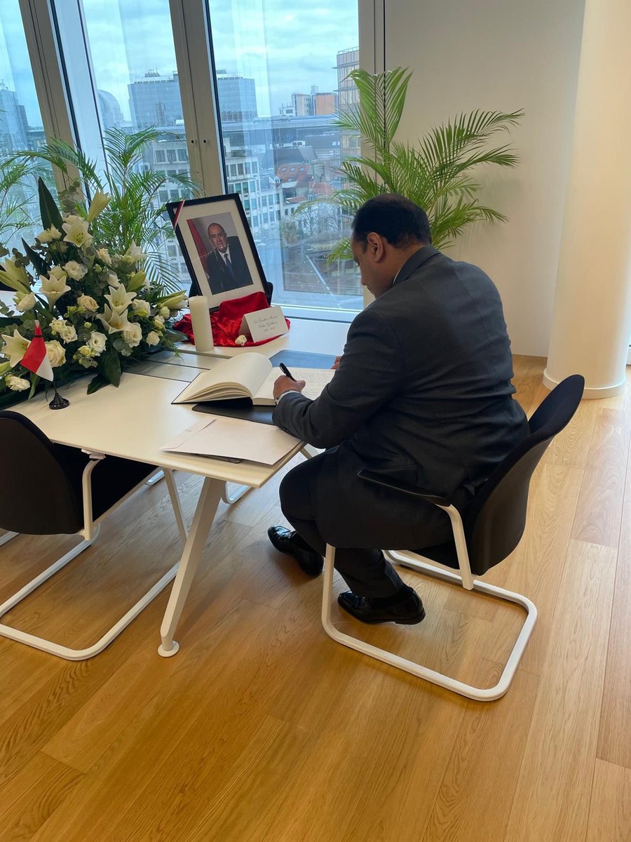 On behalf of the Embassy of the State of Qatar to Belgium &amp; Luxembourg, I extended my deepest sympathy and condolences to the Government &amp; People of the Principality of Monaco on the passing away of HE. Mr. Didier Guillaume, State Minister of the Principality of Monaco.
