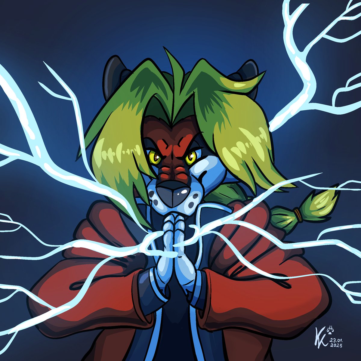 KentaroFlamepaw's tweet photo. My thematic badge for Gdakon 2025 with my fursona as Edward Elric from Fullmetal Alchemist ⚡️

Experimented on this one with dark atmosphere and manga-like cell shading https://t.co/YQQPvQXMEw