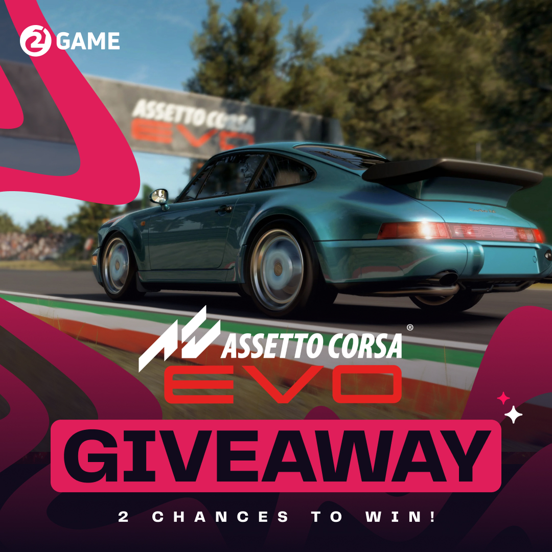 2game's tweet photo. We're giving away two keys for Assetto Corsa EVO! To enter the #Giveaway all you have to do is:
1⃣ Follow us
2⃣ Like the post
3⃣ Retweet
4⃣ Comment which car would you want to drive in the game!
Good luck!  #AssettoCorsaEvo #AssettoCorsa https://t.co/Eanu1nrUNL